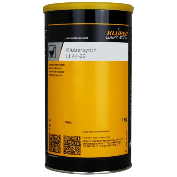 گریس تجهیزات پلاستیکی کولابر Klübersynth LI 44-22