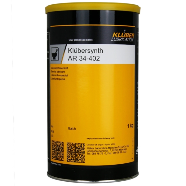گریس هیدرولیک و پنوماتیک کولابر Klübersynth AR 34-401
